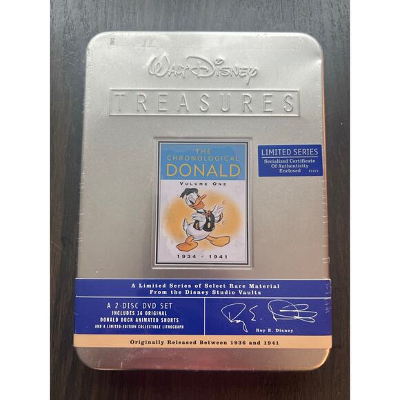 Walt Disney Treasures: The Chronological Donald: Volume One (1934-1941) DVD JL - Picture 1 of 3